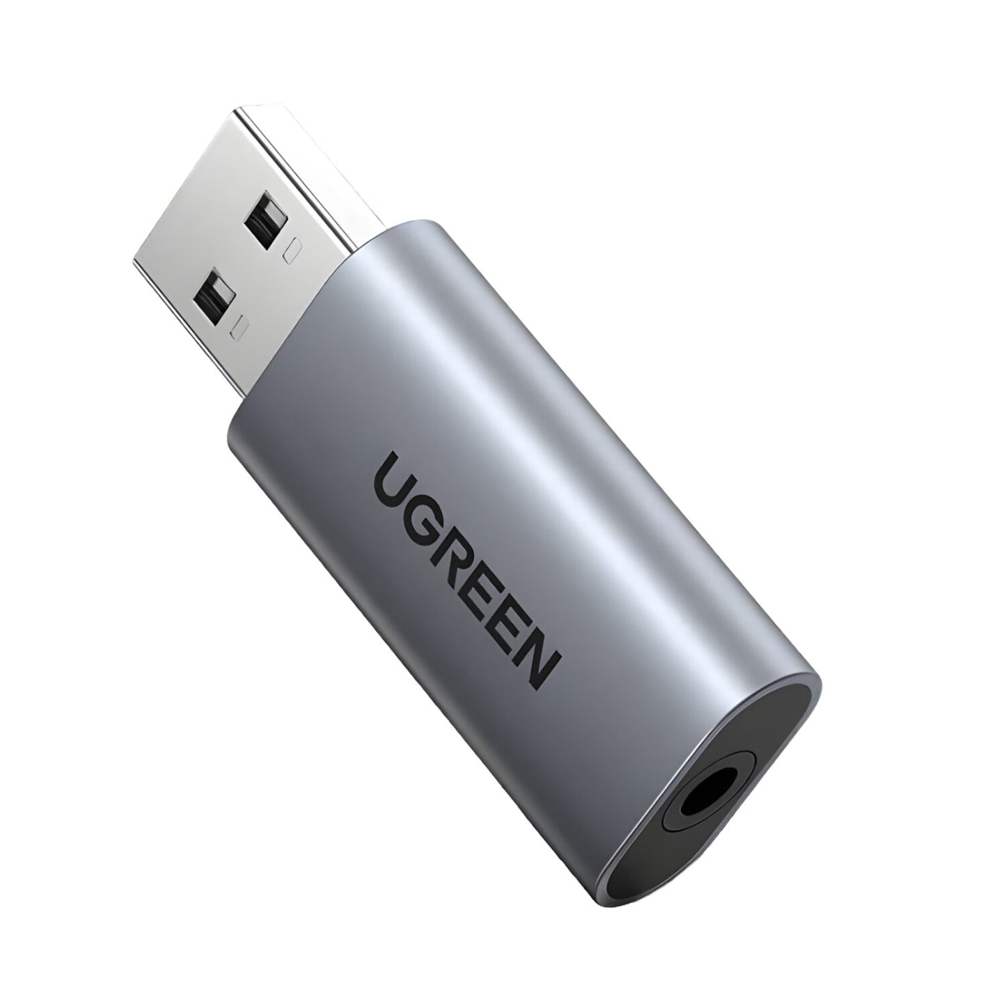 UGREEN CM383-80864 USB-A to 3.5mm Audio Jack External Sound Adapter – Silve